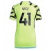 Tanie Strój piłkarski Arsenal Declan Rice #41 Koszulka Wyjazdowej dla damskie 2023-24 Krótkie Rękawy